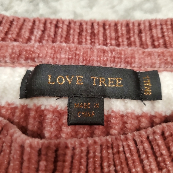 Soft Chenille Striped Jumper Sweater - Picture 3 of 8